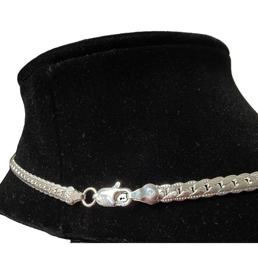 Herringbone Snake 925 Sterling Silver Chain Lobster Claw Clasp 20G 5mm 20””